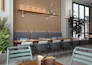 render 3d interior restaurant, coffee shop